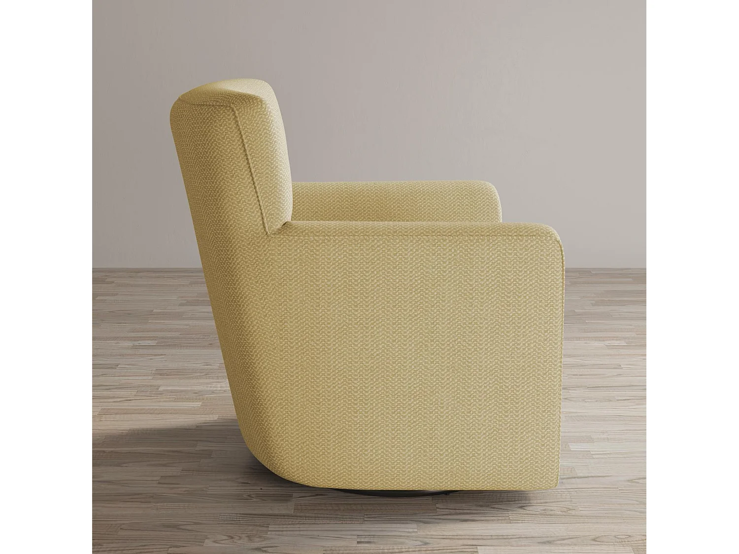 Fauteuil 82,5x90x77 cm jaune Leith LET72Y