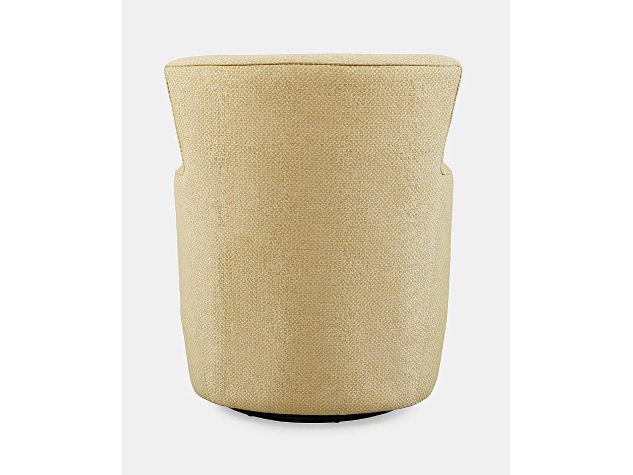 Fauteuil 82,5x90x77 cm jaune Leith LET72Y