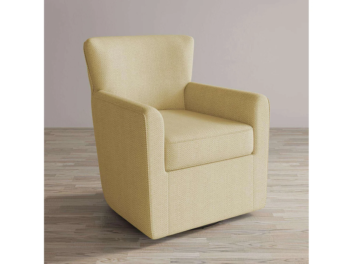 Fauteuil 82,5x90x77 cm jaune Leith LET72Y