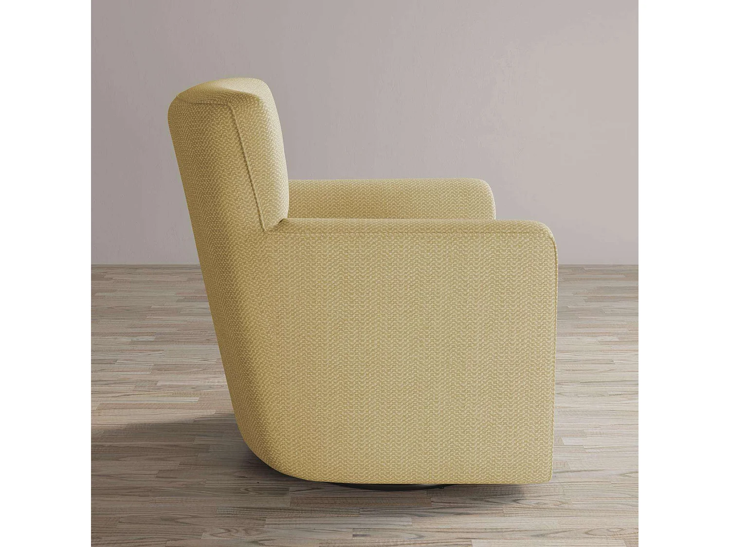 Fauteuil 82,5x90x77 cm jaune Leith LET72Y