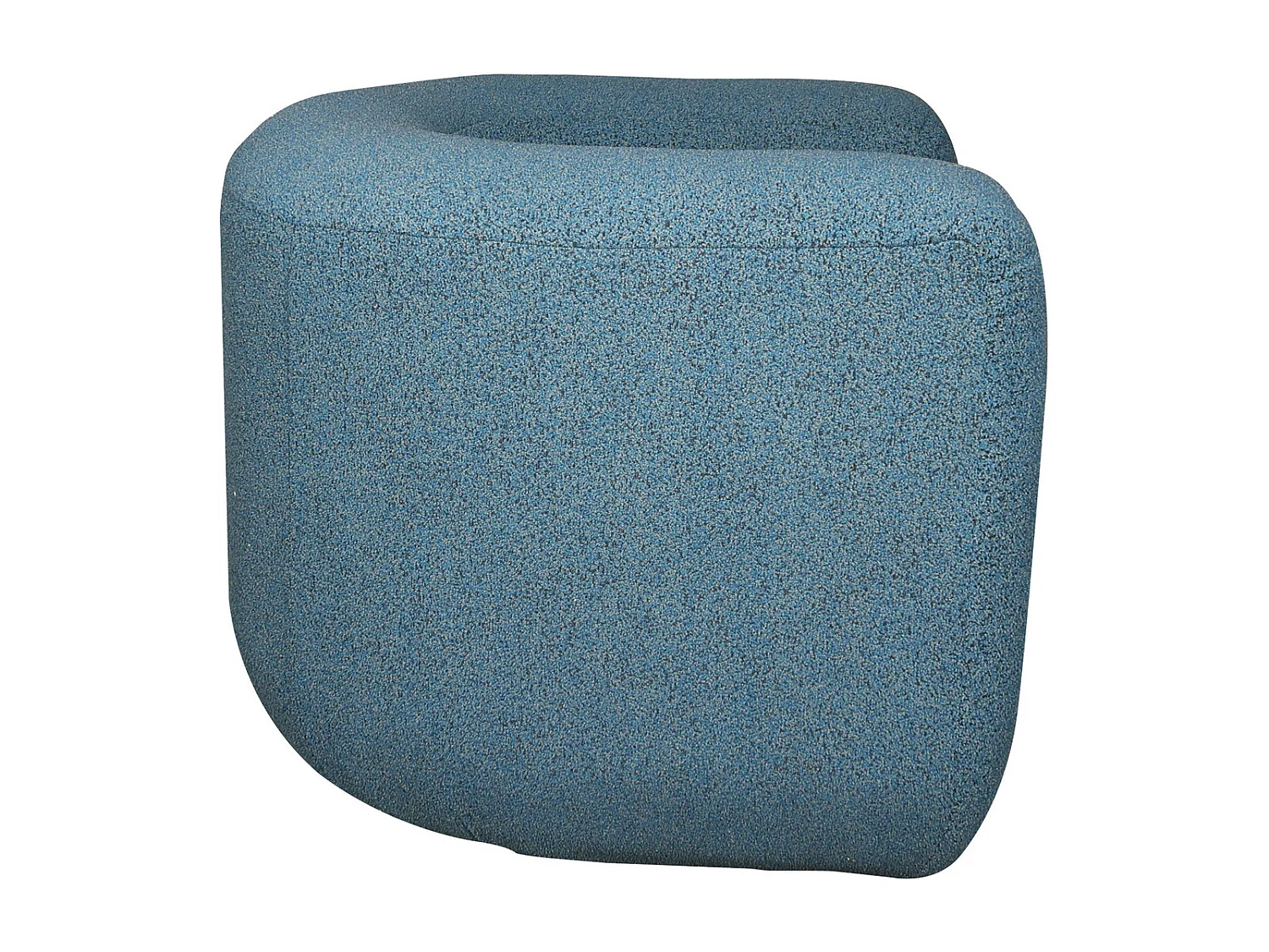 Fauteuil 100x75x85 cm bleu gris noir Nua N88-100-10