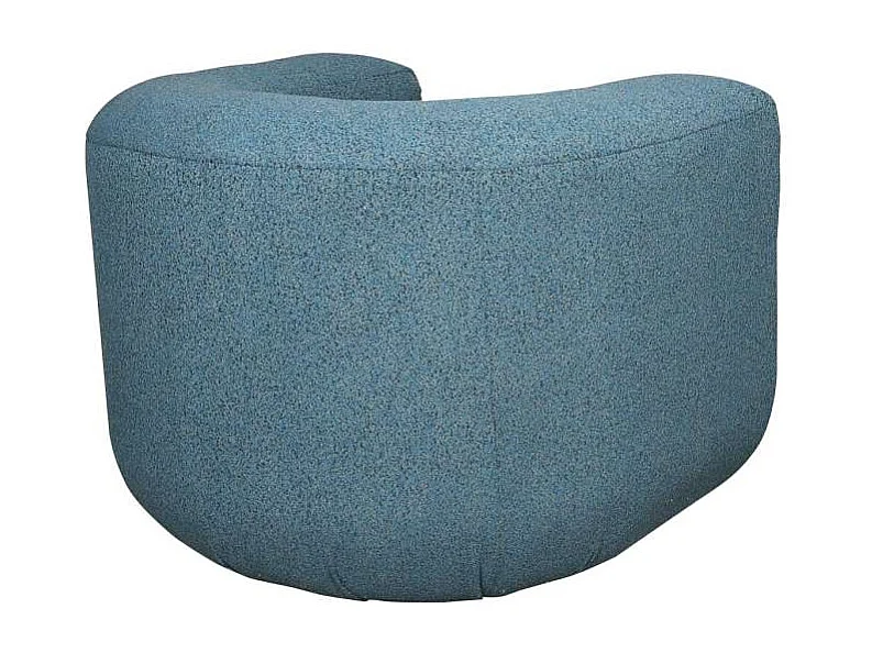 Fauteuil 100x75x85 cm bleu gris noir Nua N88-100-10