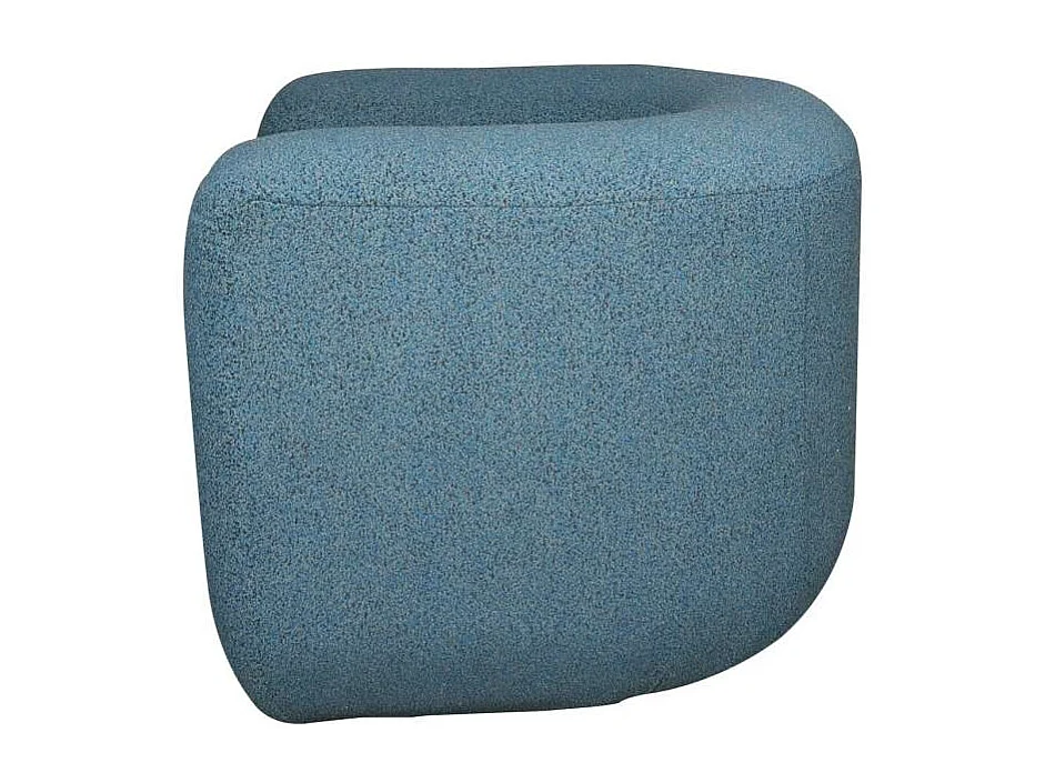 Fauteuil 100x75x85 cm bleu gris noir Nua N88-100-10