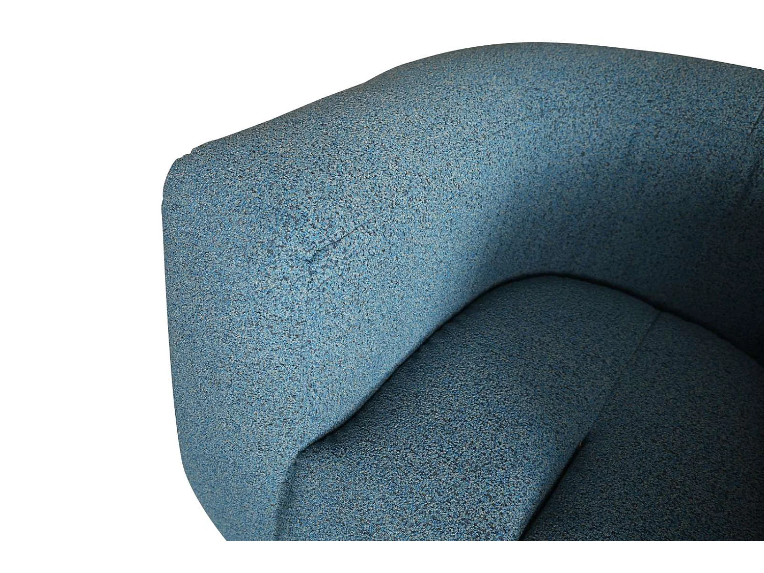 Fauteuil 100x75x85 cm bleu gris noir Nua N88-100-10