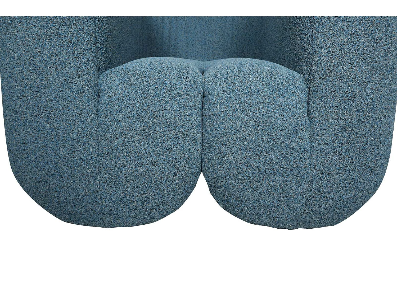 Fauteuil 100x75x85 cm bleu gris noir Nua N88-100-10