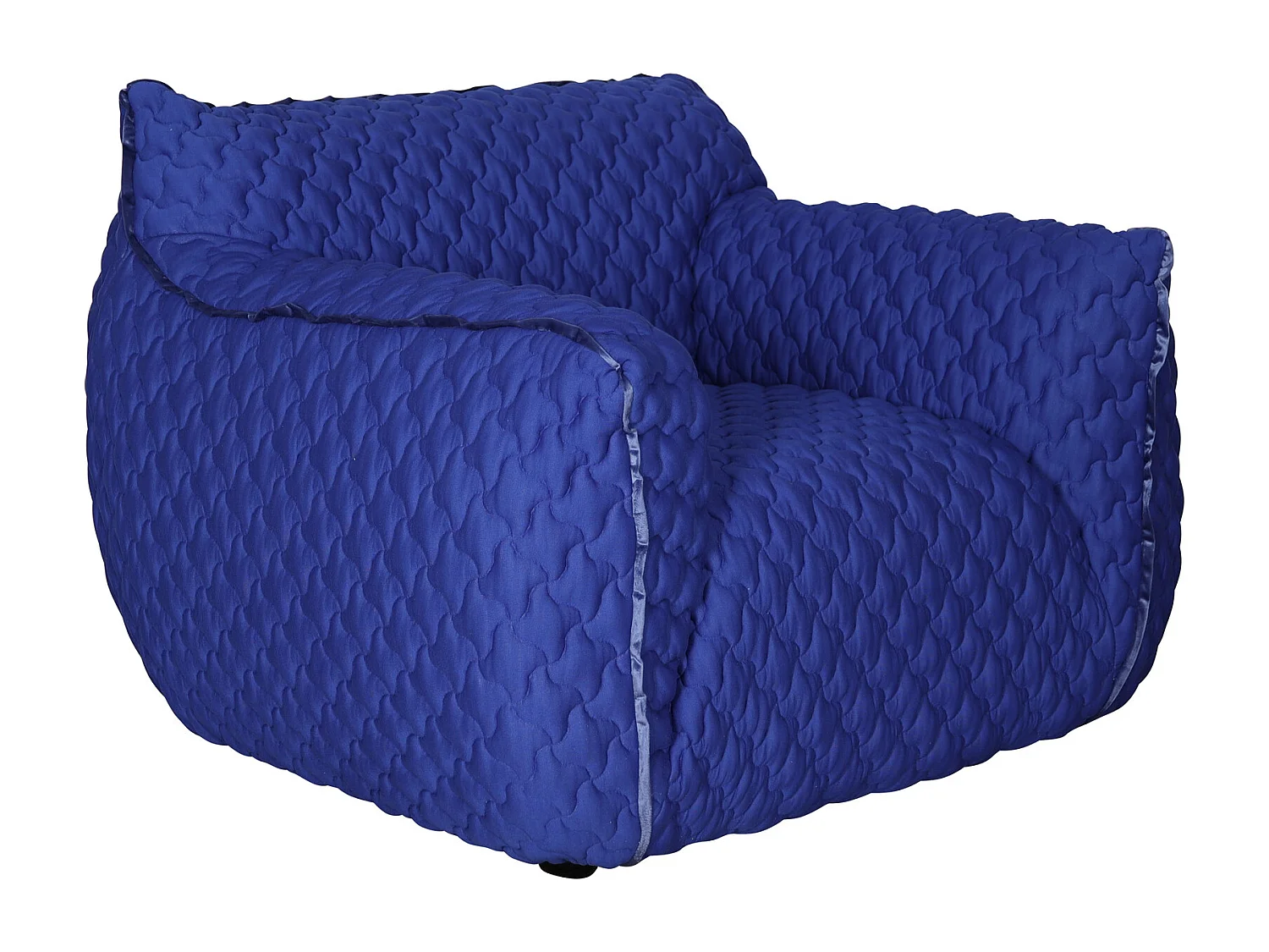 Fauteuil 113x82x102 cm bleu nua n25-b