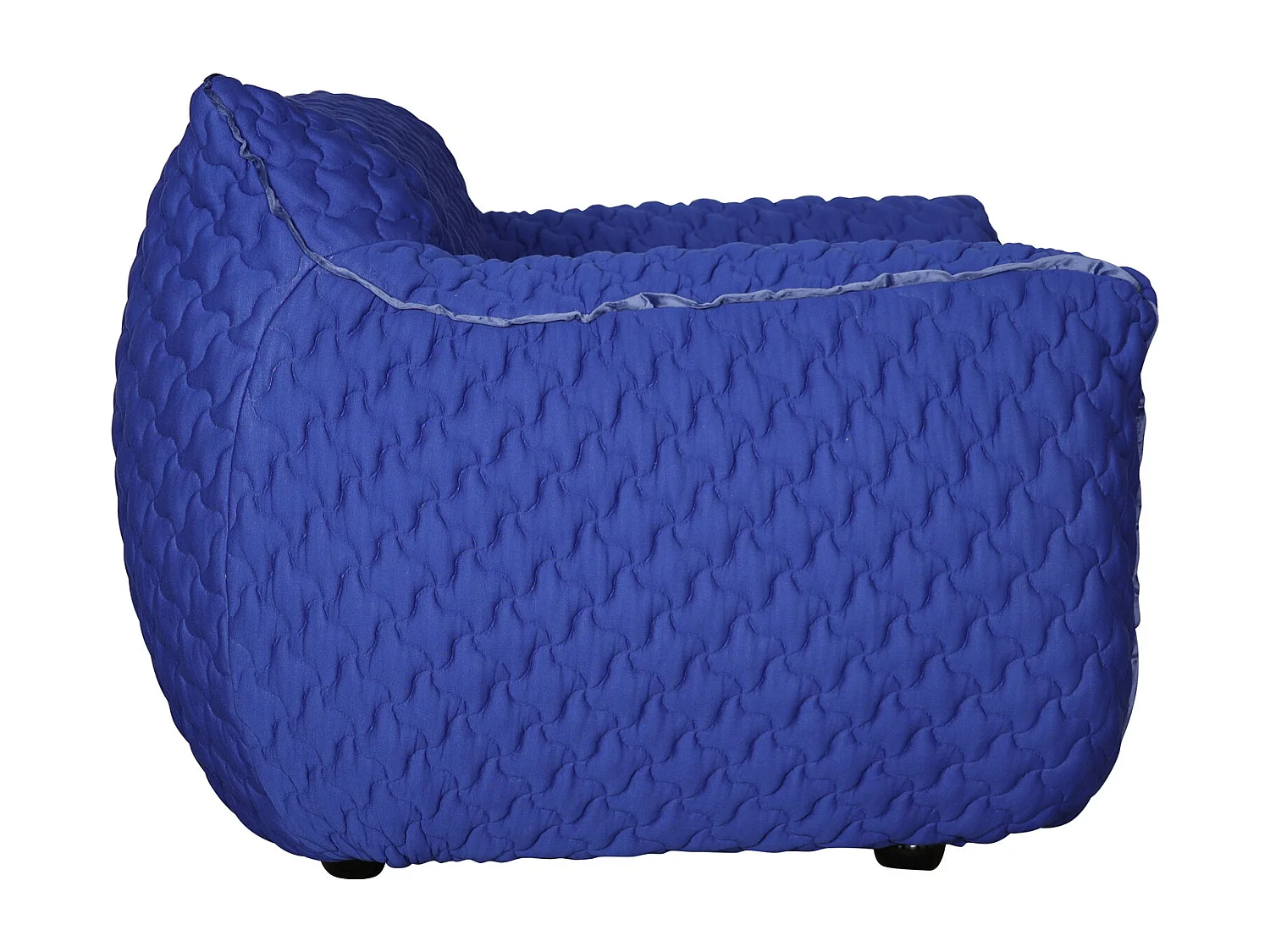 Fauteuil 113x82x102 cm bleu nua n25-b