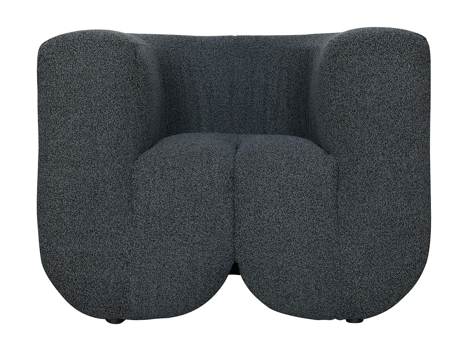 Poltrona 100x75x85 cm grigio scuro Nua N88-100-6