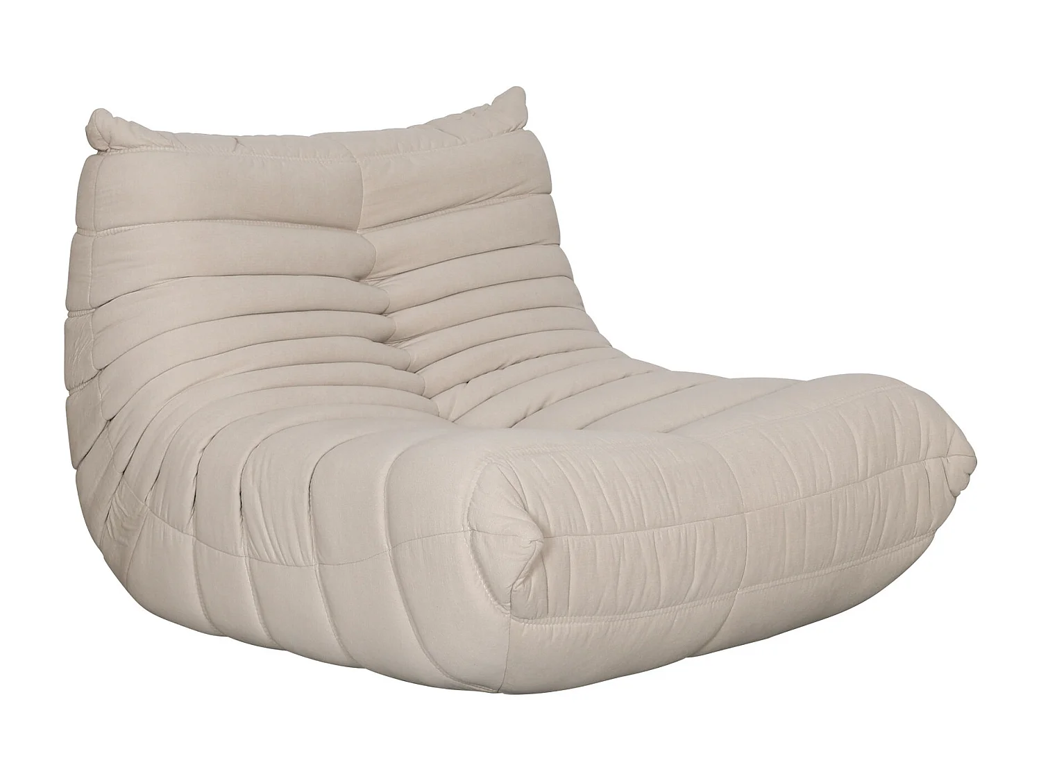 Fauteuil 87x70x102 cm beige nua n23-4