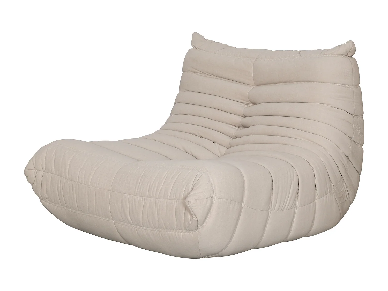 Fauteuil 87x70x102 cm beige nua n23-4