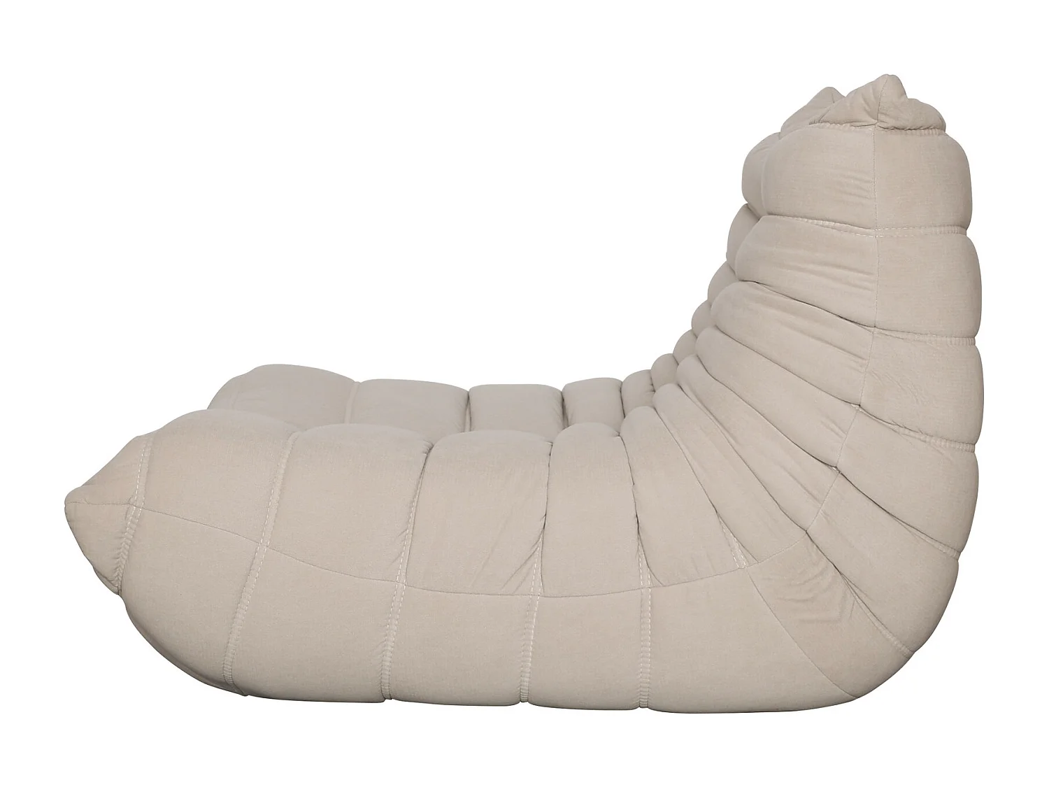 Fauteuil 87x70x102 cm beige nua n23-4