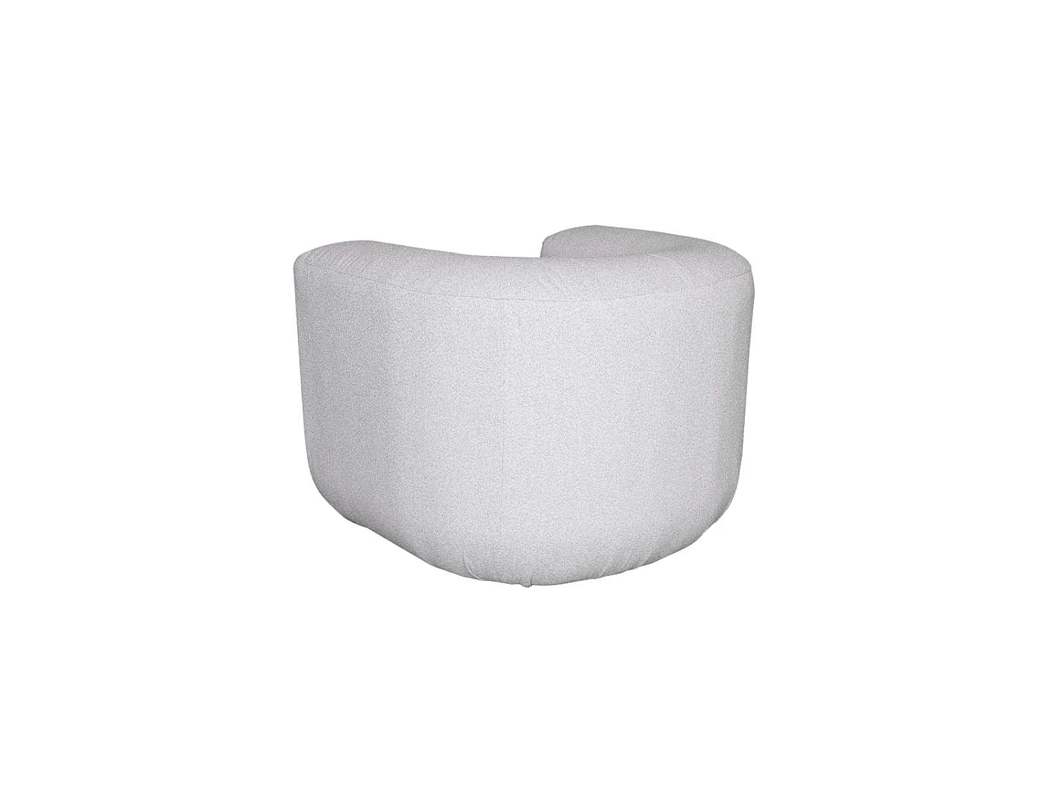 Fotel 100x75x85 cm jasnoszary nua