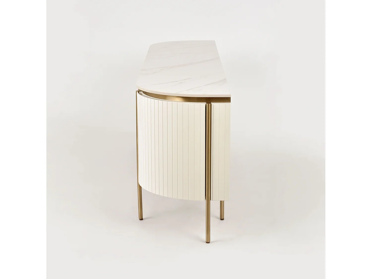 Commode 200x60x40 cm blanc écru stylé ST120