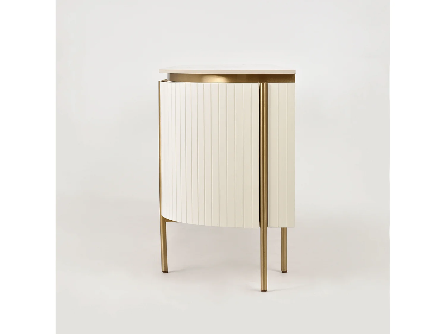 Commode 200x60x40 cm blanc écru stylé ST120