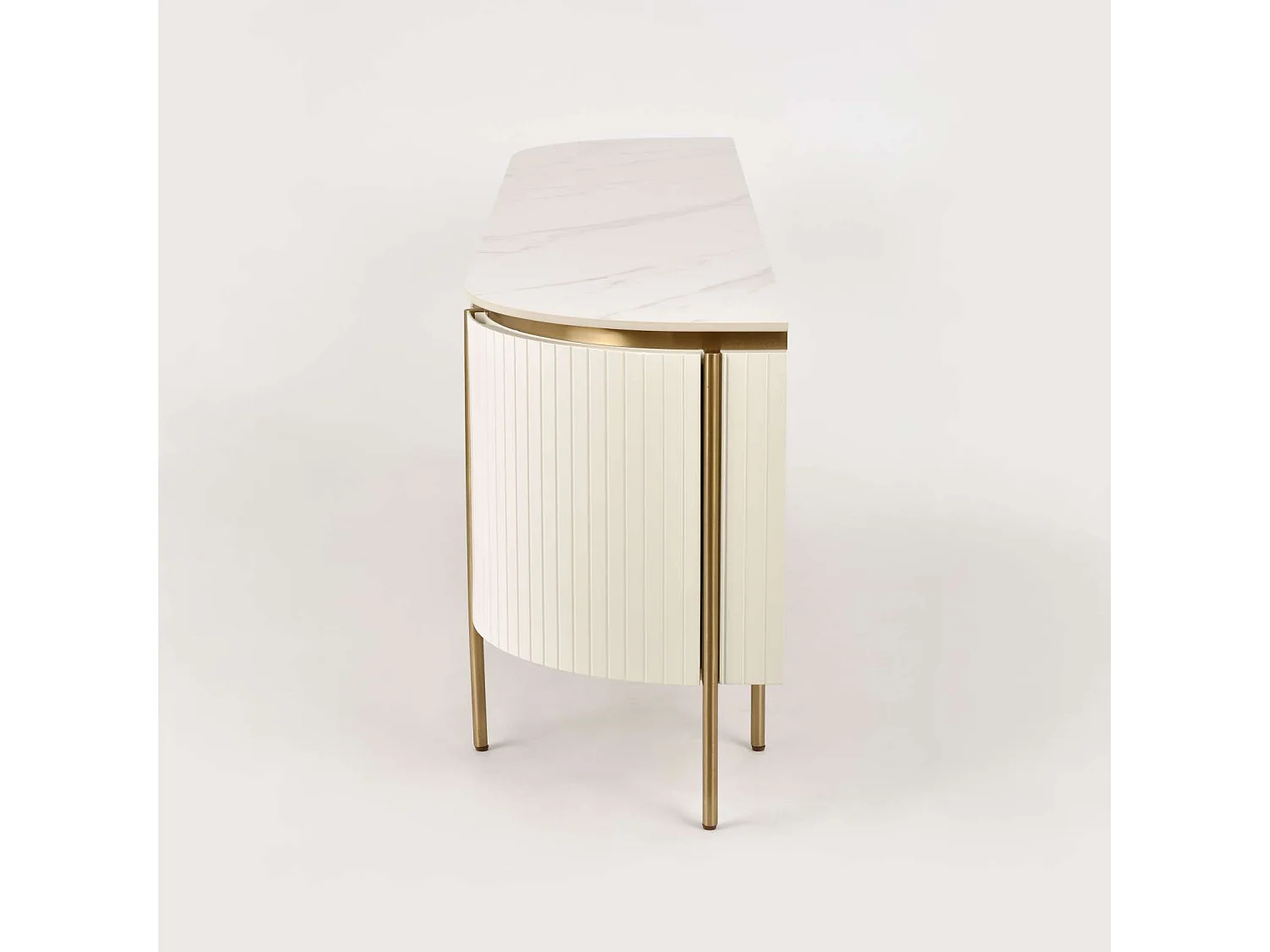 Chest of drawers 200x60x40 cm white ecru stilig ST120