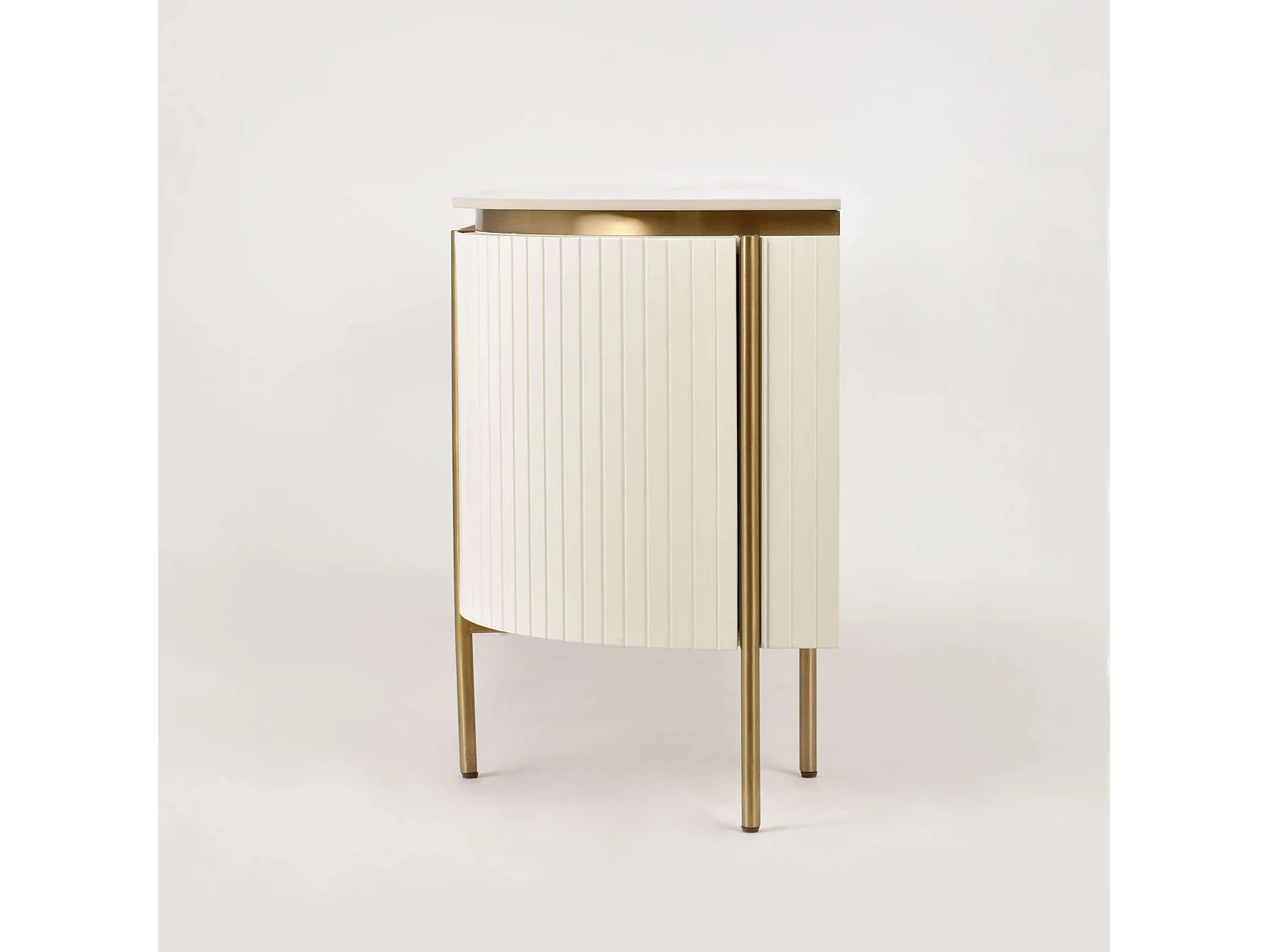Chest of drawers 200x60x40 cm white ecru stilig ST120