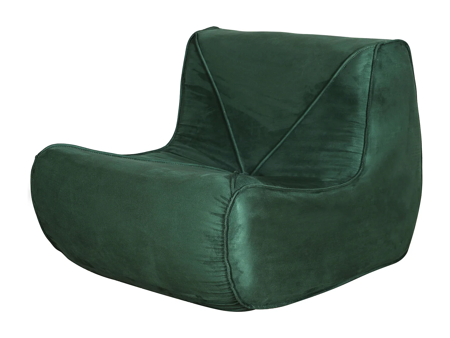 Fotel z podnóżkiem 86x102x70 cm zielony nua n24-15