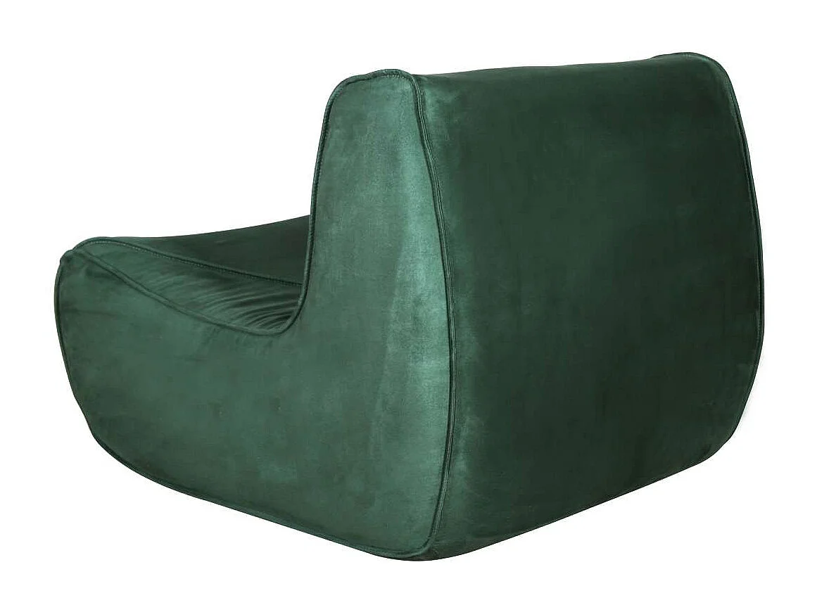 Lænestol med Fodskammel, Nua, 86x102x70 cm, Grøn