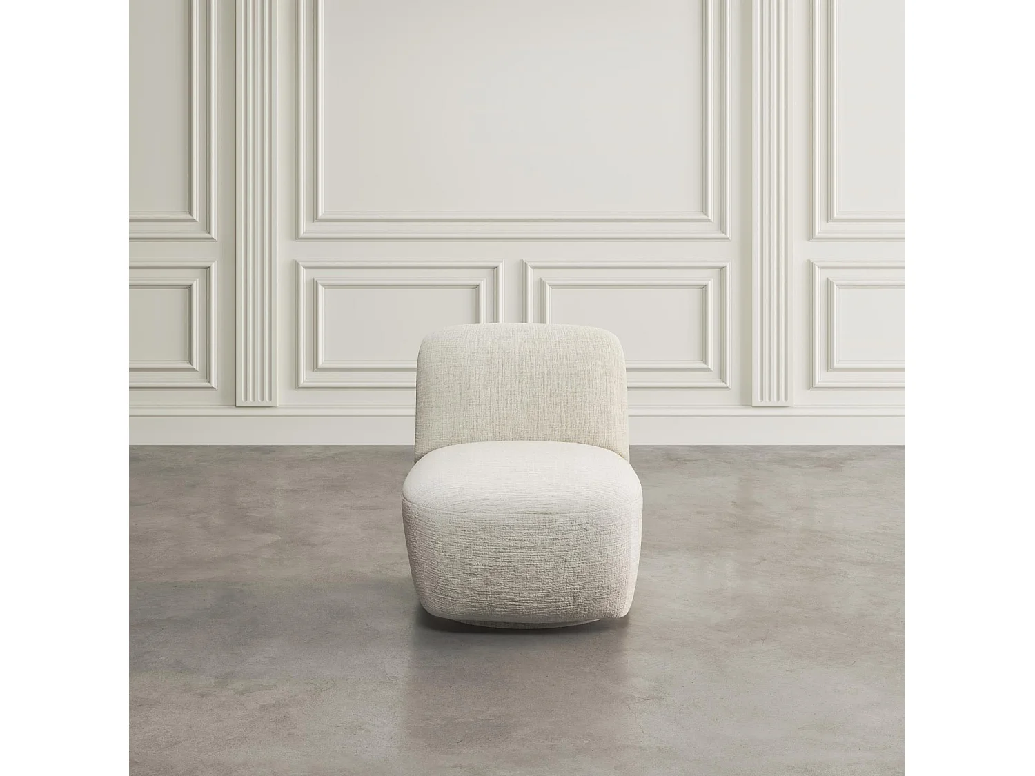 Fotel 67,5x76x77,5 cm biały Leith LET74W