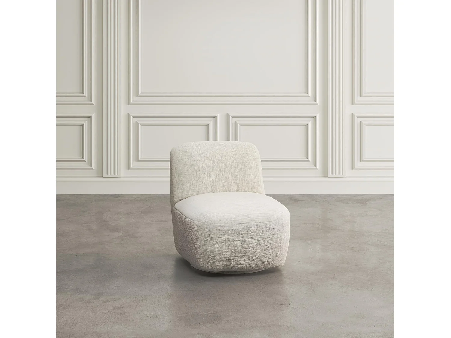 Fotel 67,5x76x77,5 cm biały Leith LET74W