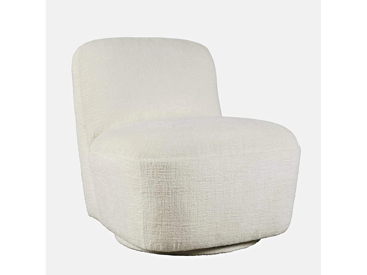 Fauteuil 67,5x76x77,5 cm blanc Leith LET74W