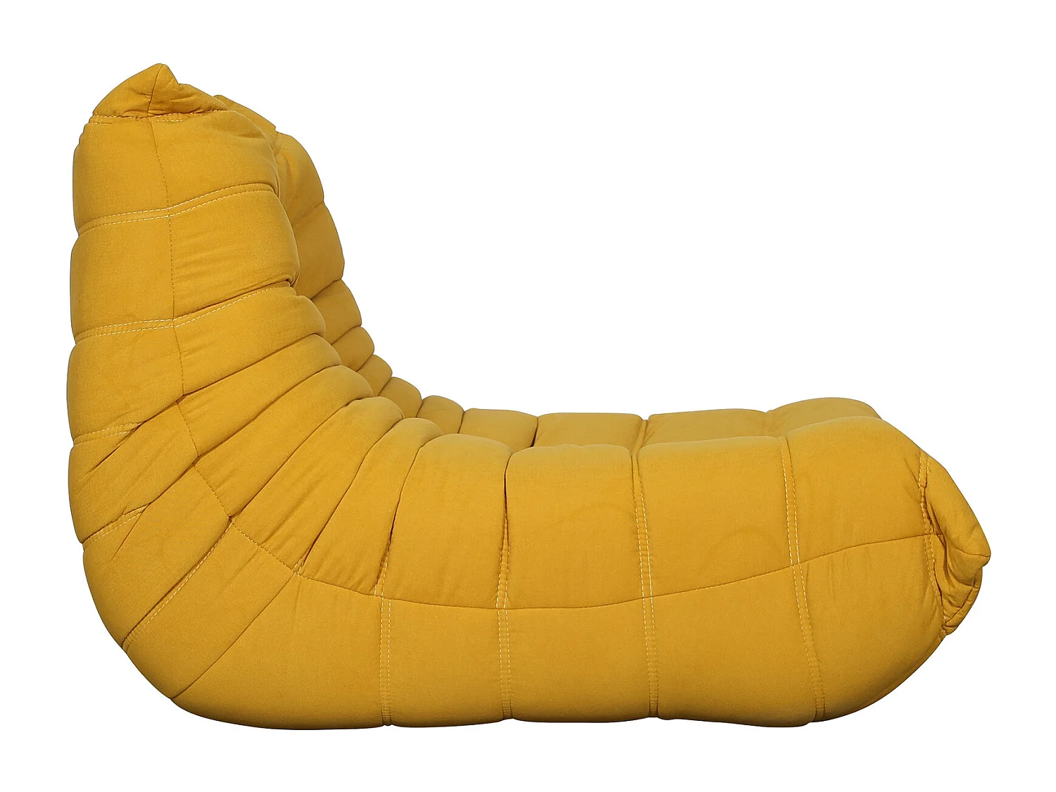 Fauteuil 87x70x102 cm jaune nua n23-14