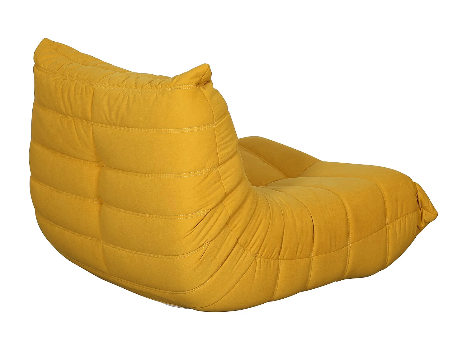 Fauteuil 87x70x102 cm jaune nua n23-14