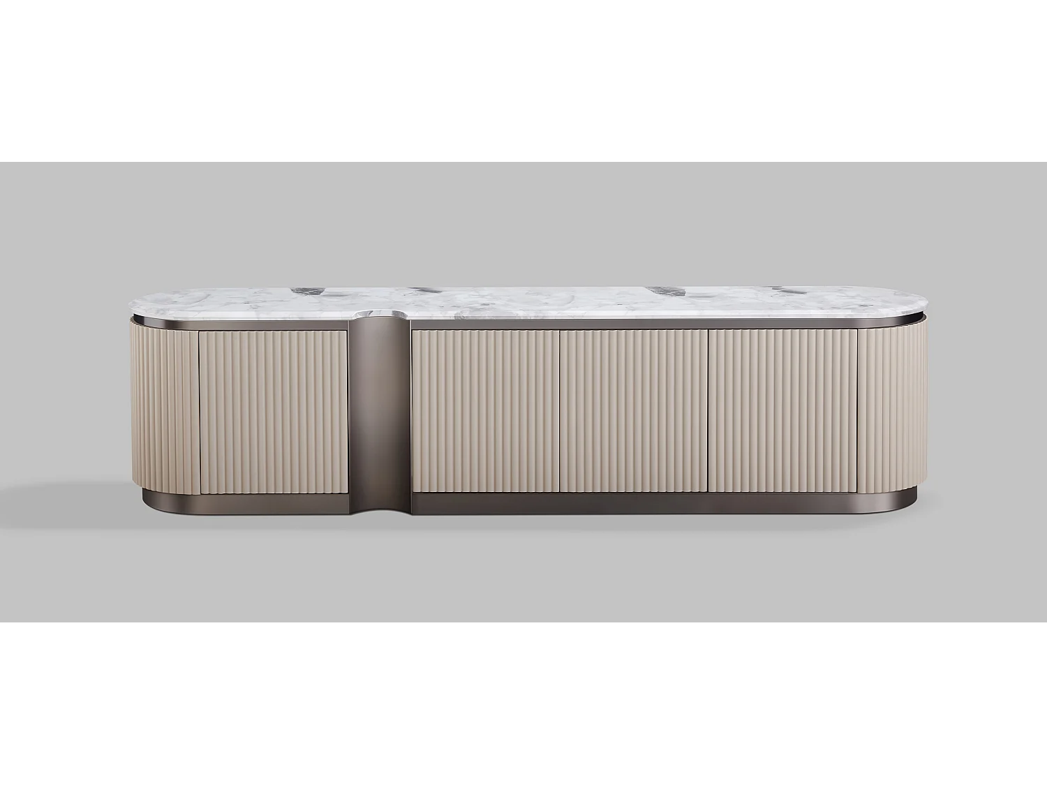 Commode 200x50x40 cm beige Stilig ST916C