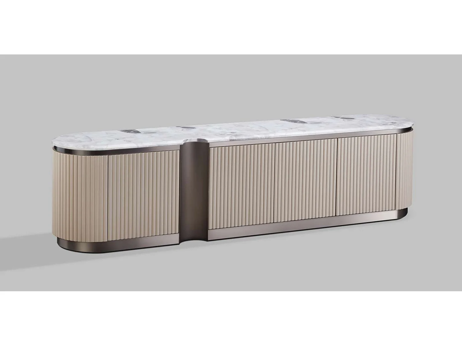 Commode 200x50x40 cm beige Stilig ST916C