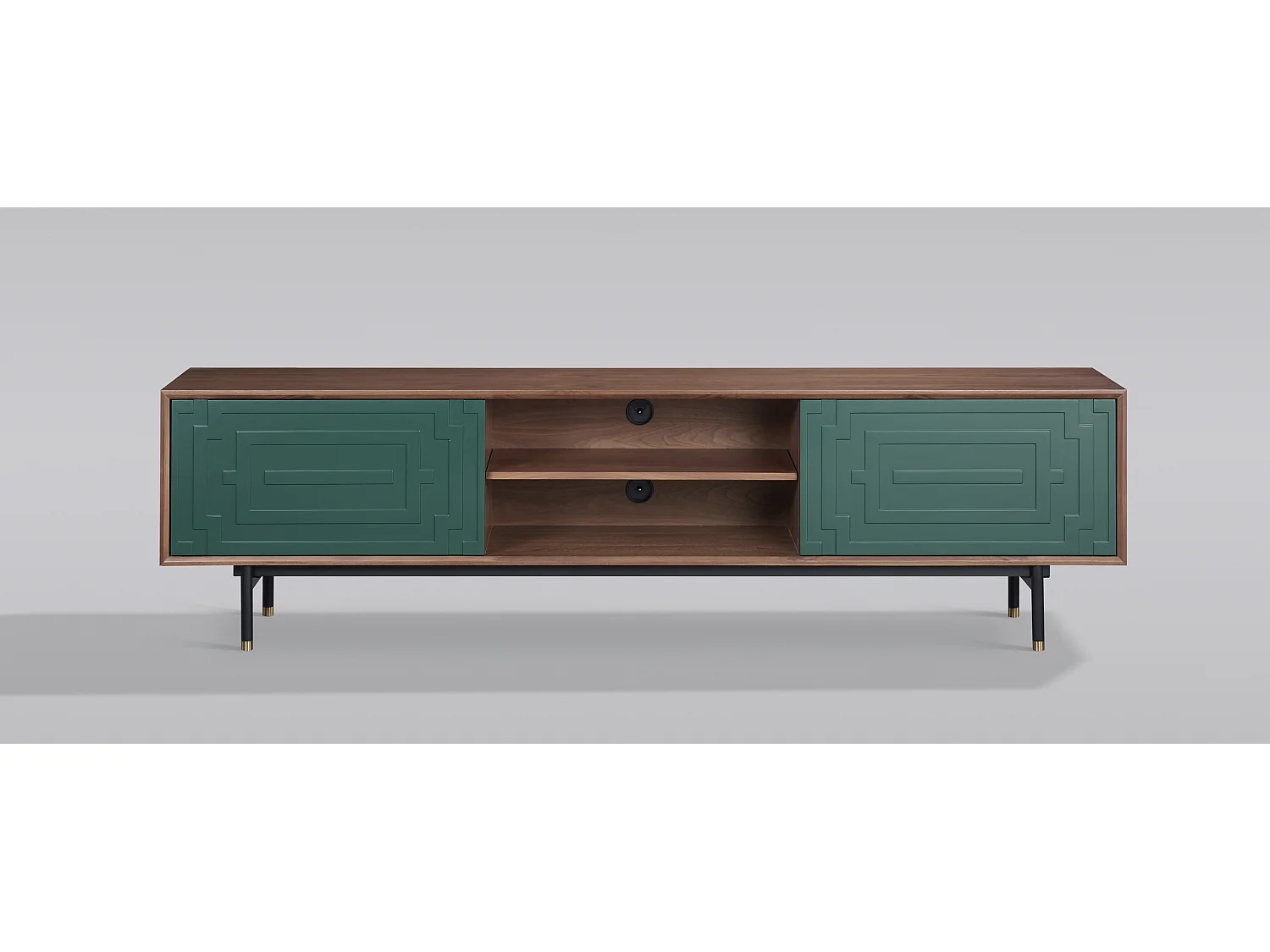 Kommode 200x55x40 cm Walnuss Stilig ST153