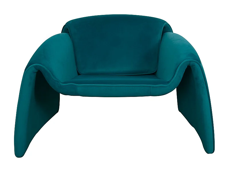 Fauteuil 90x63,5x81 cm Bleu Nua N78-52