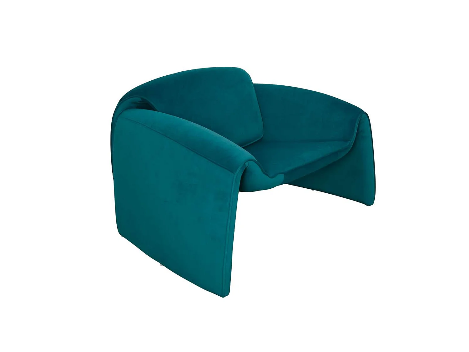 Fauteuil 90x63,5x81 cm Bleu Nua N78-52