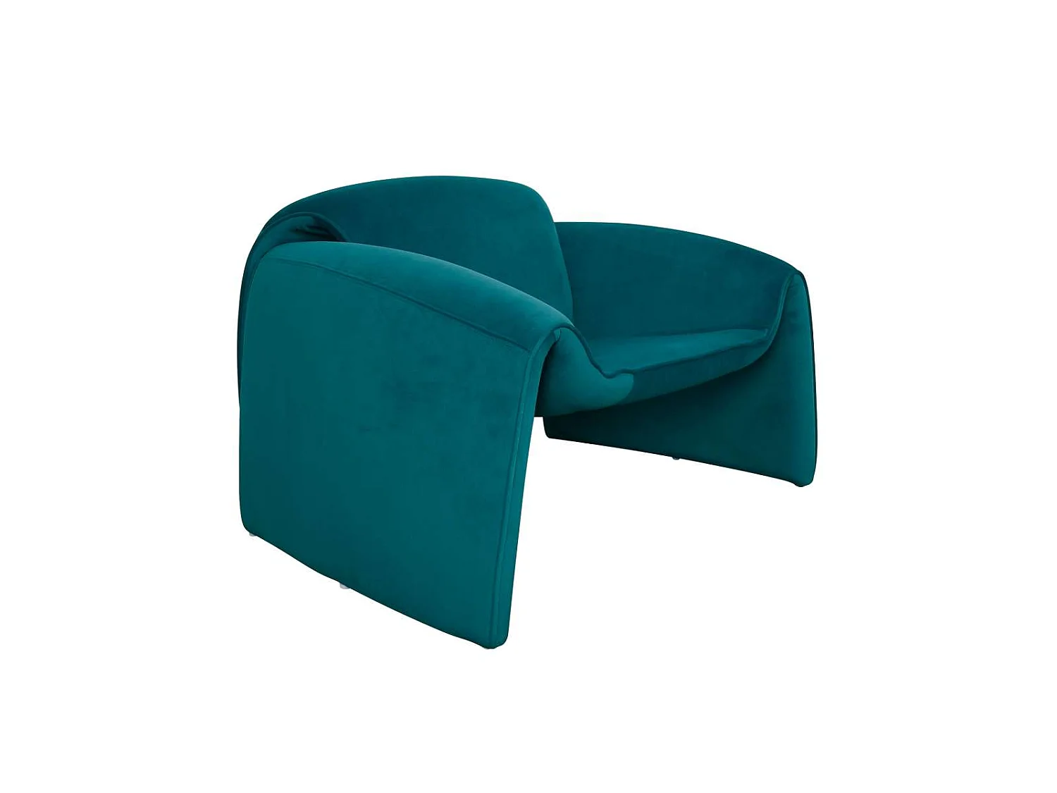 Fauteuil 90x63,5x81 cm Bleu Nua N78-52