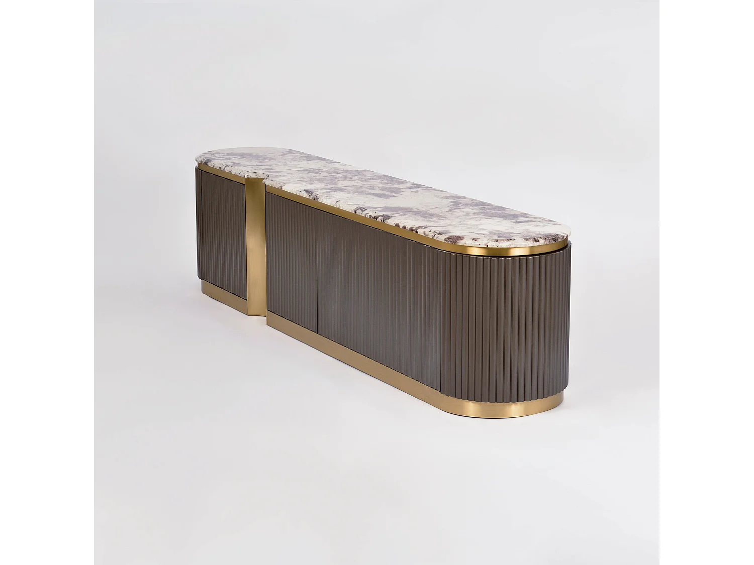 Aparador 200x50x40 cm cinza escuro Stilig ST916