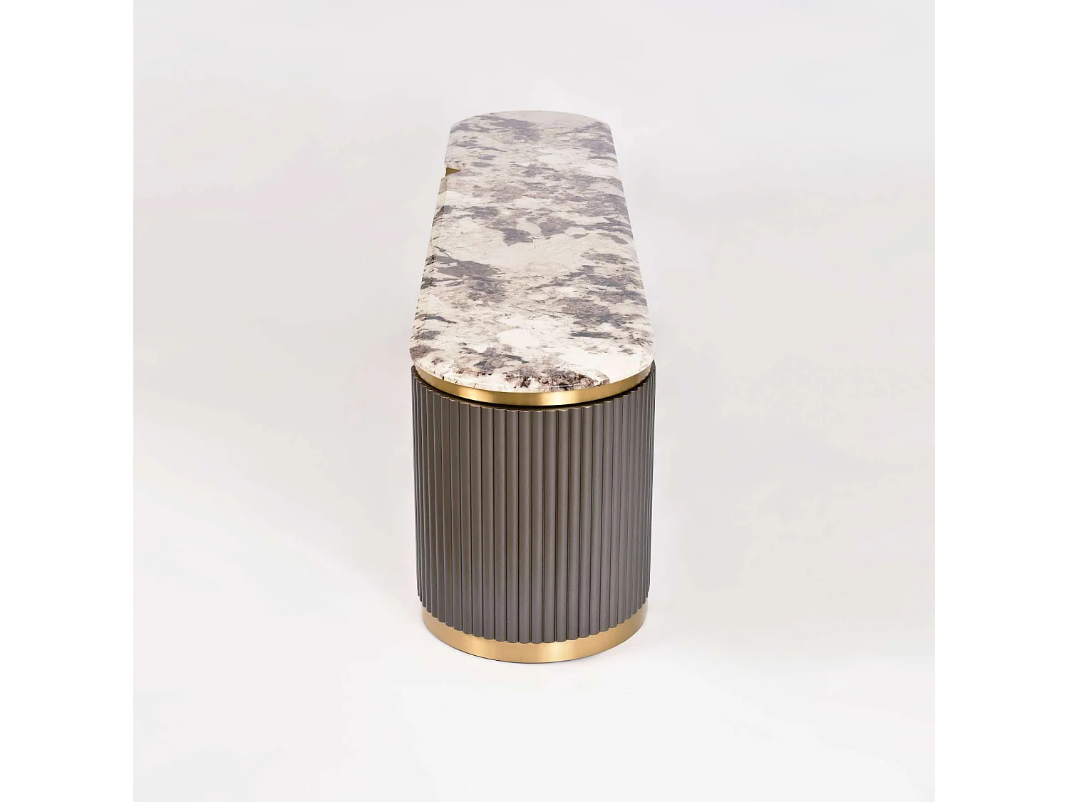 Buffet 200x50x40 cm gris foncé stilig st916