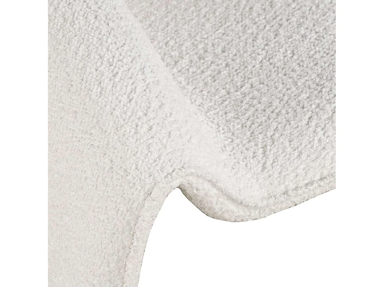 Fauteuil 91x78x80 cm blanc cassé Leith LET75N
