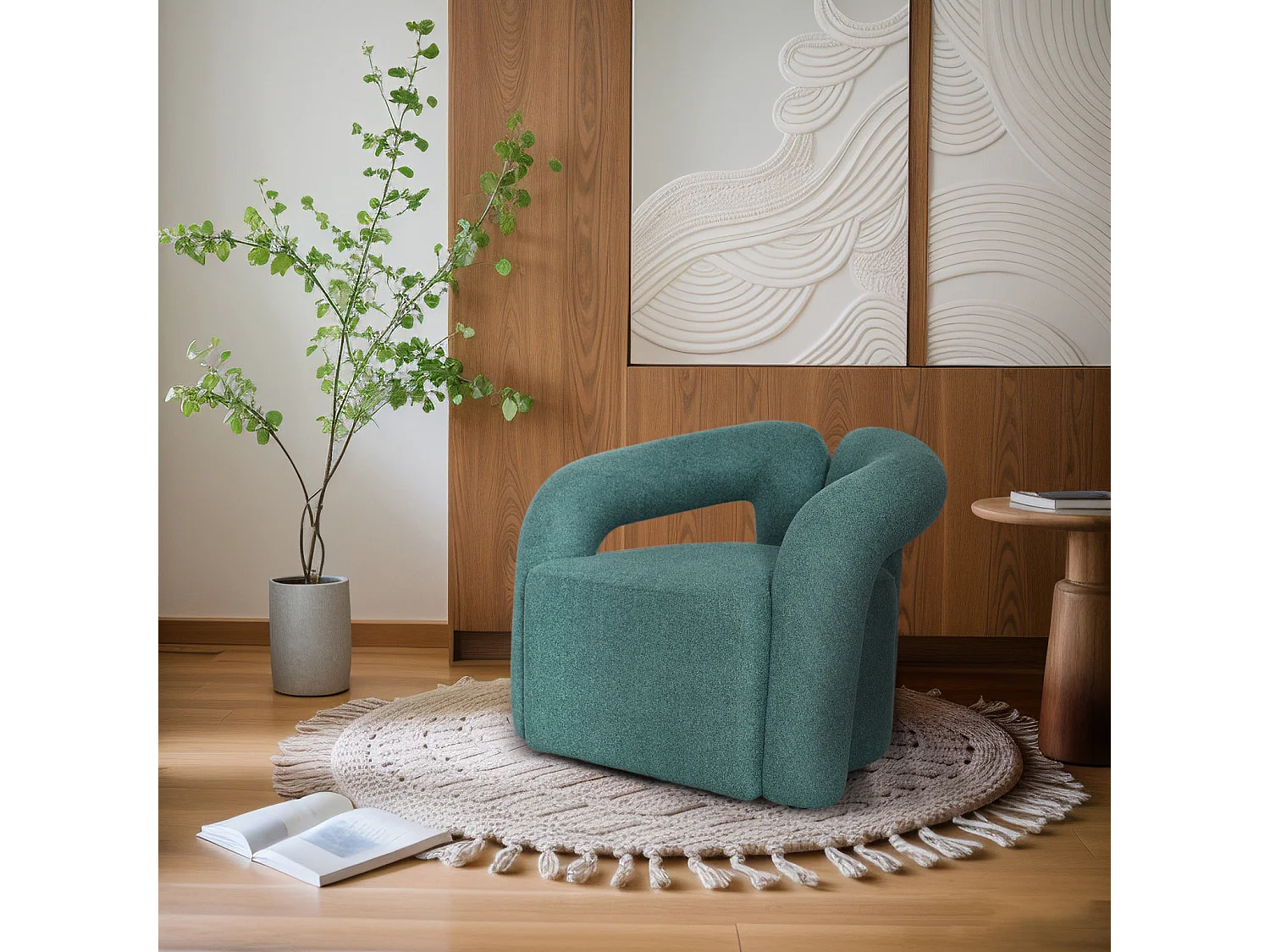 Fotel 85x70x70 cm szmaragdowy nua n14-18