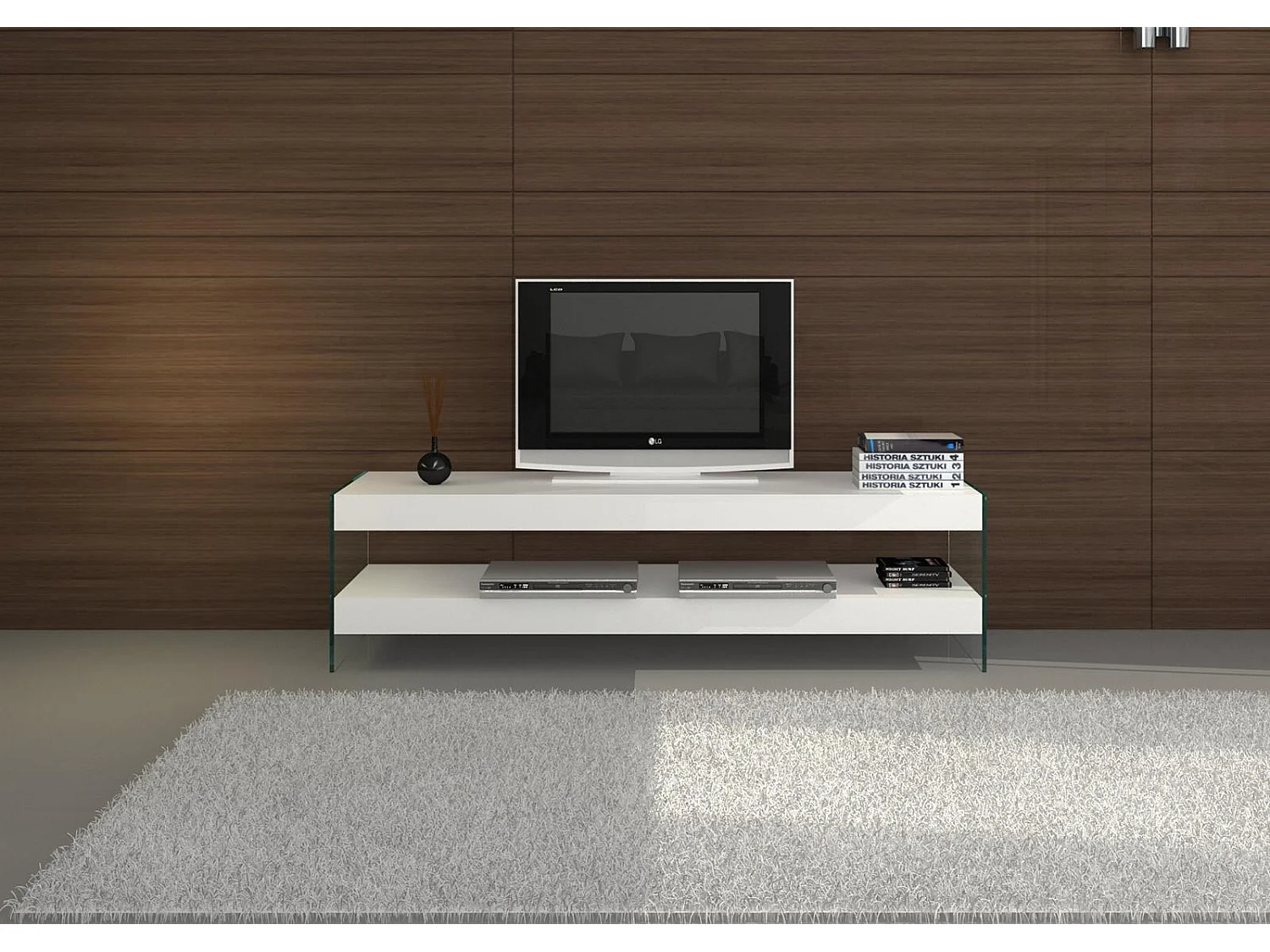 Commode 184x51x46 cm blanche Soho SH08