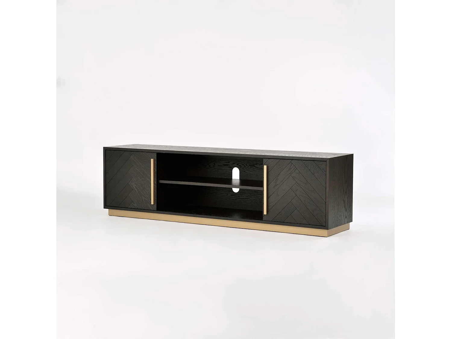 Cabinet 180x50x38 cm Black seville sev25-2