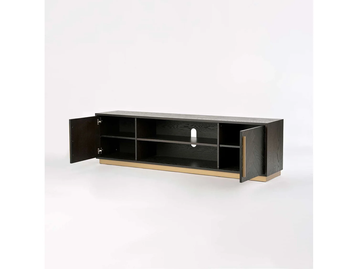 Cabinet 180x50x38 cm Black seville sev25-2
