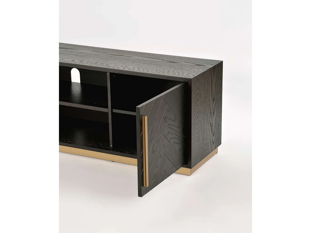 Cabinet 180x50x38 cm Black seville sev25-2
