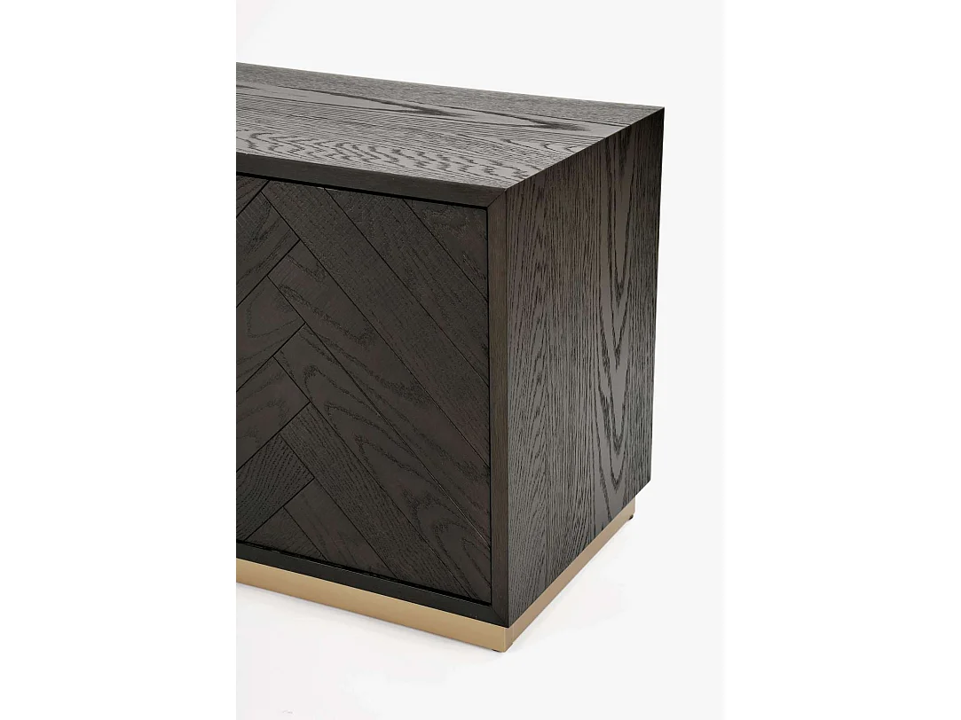 Cabinet 180x50x38 cm Black seville sev25-2