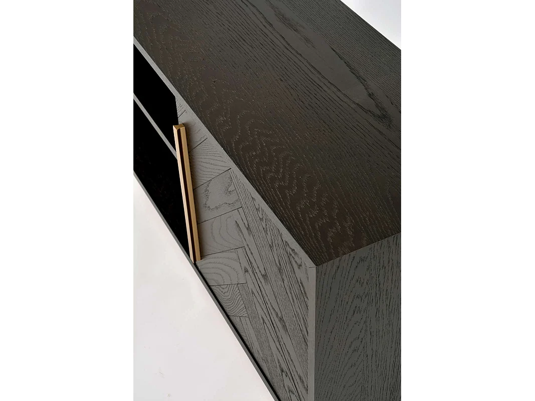 Cabinet 180x50x38 cm Black seville sev25-2