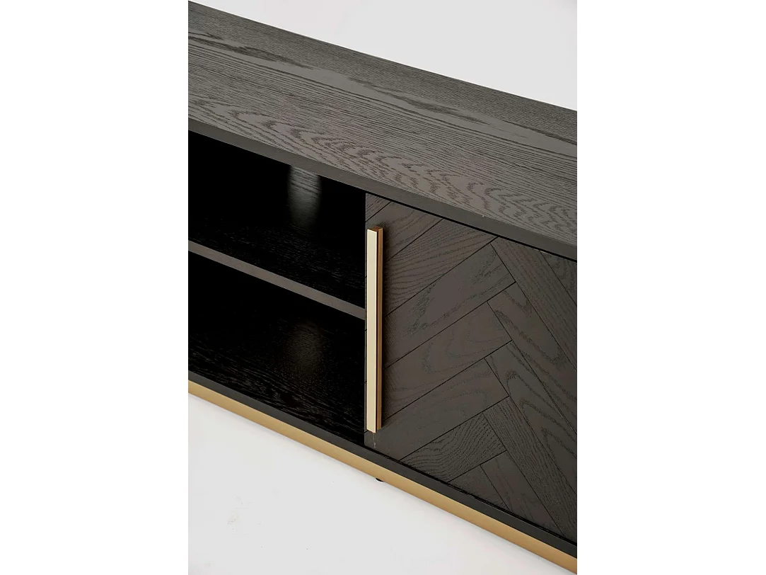 Cabinet 180x50x38 cm Black seville sev25-2