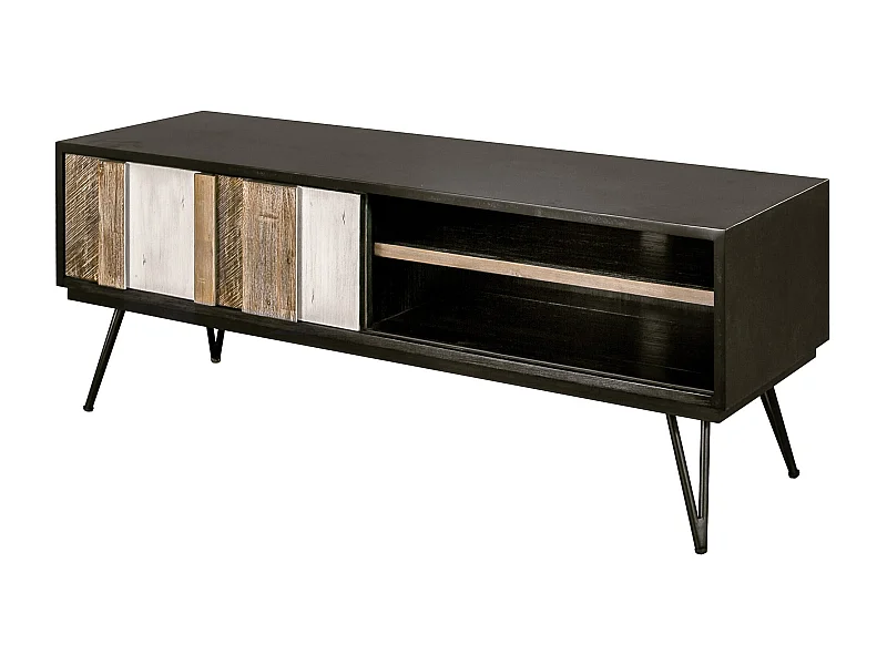 Komoda 150x55x45 cm czarna adesso adesl01