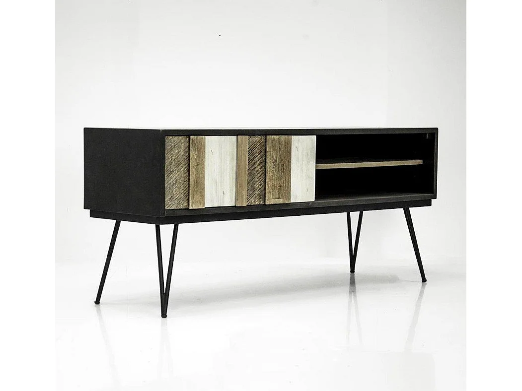 Commode 150x55x45 cm noire adesso adesl01