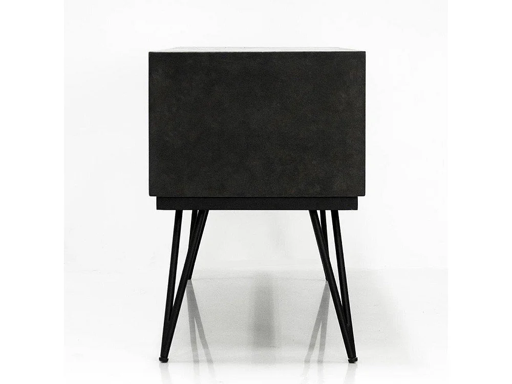 Commode 150x55x45 cm noire adesso adesl01