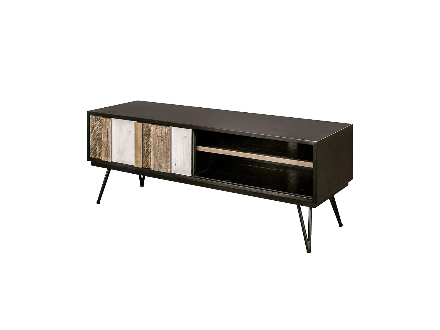 Chest of drawers 150x55x45 cm black adesso adesl01