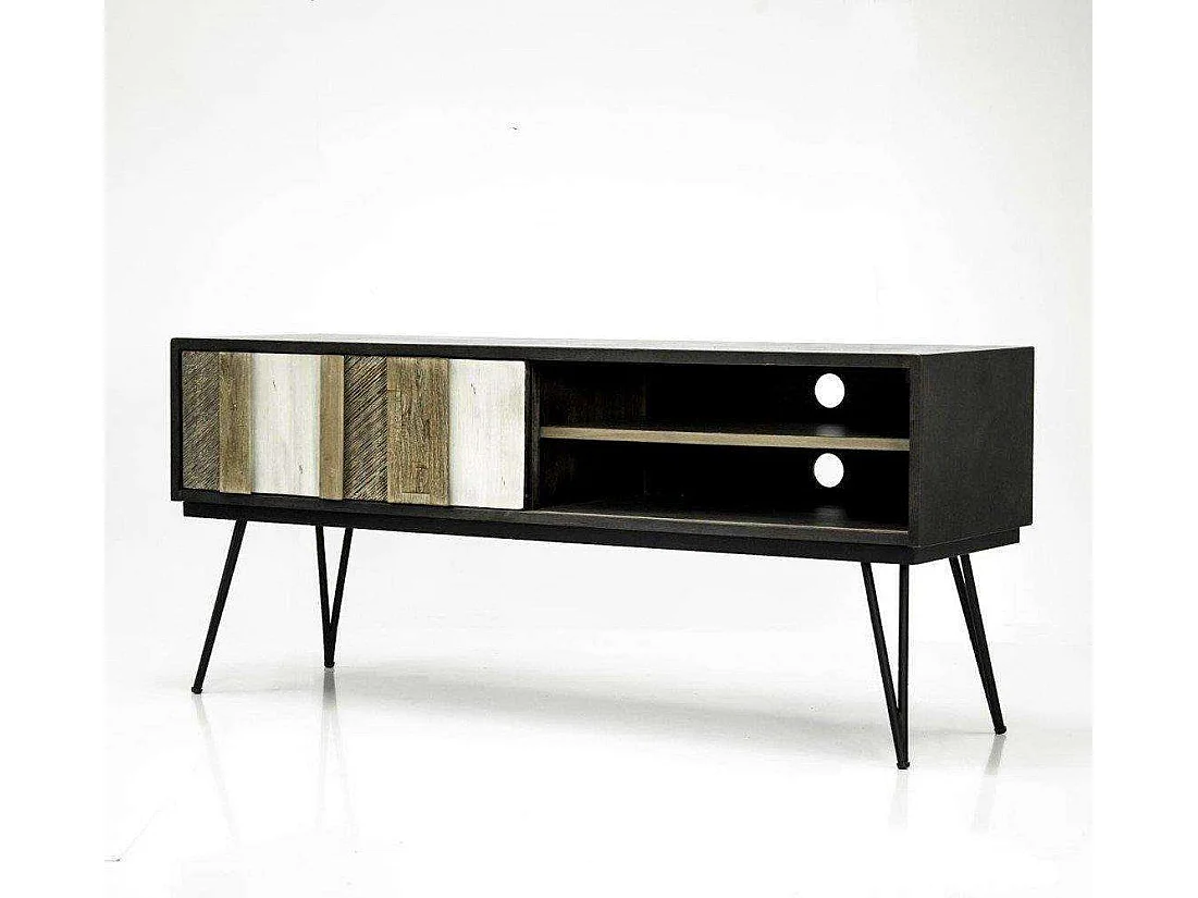 Chest of drawers 150x55x45 cm black adesso adesl01