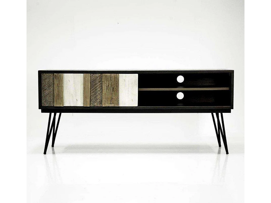 Chest of drawers 150x55x45 cm black adesso adesl01